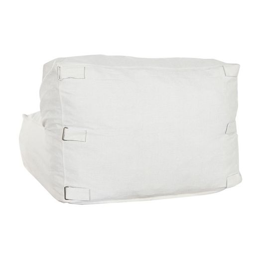 Fauteuil de jardin en tissu polyester beige, 90 x 87 x 65 cm | Bord de mer