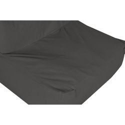Fauteuil de jardin en tissu polyester gris foncé, 90 x 87 x 65 cm | Bord de mer