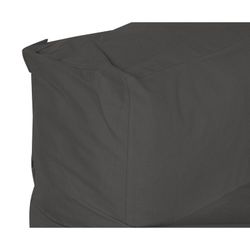 Fauteuil de jardin en tissu polyester gris foncé, 90 x 87 x 65 cm | Bord de mer