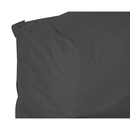 Fauteuil de jardin en tissu polyester gris foncé, 90 x 87 x 65 cm | Bord de mer