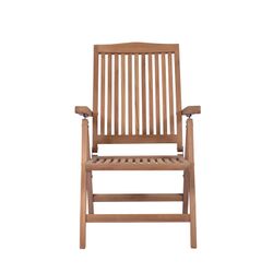 Garden dining set in honey-colored teak | Naga XL