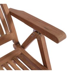 Garden dining set in honey-colored teak | Naga XL