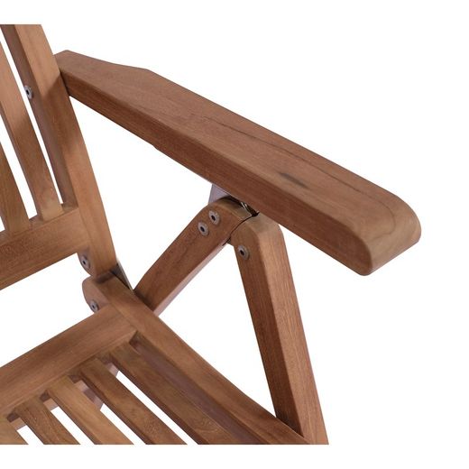 Garden dining set in honey-colored teak | Naga XL