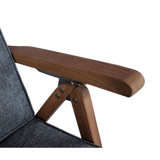 Garden dining set in honey-colored teak | Naga XL