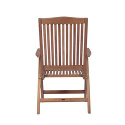 Garden dining set in honey-colored teak | Naga XL