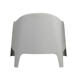 Fauteuil en polypropylène gris, 76 x 72 x 70 cm | Piscine