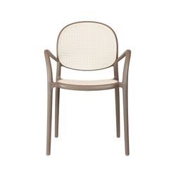 Poltrona de polipropileno cinza, 48 x 56 x 85 cm | Casa de fazenda