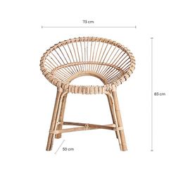 Chilaw Rattan Armchair, 70x61x87cm