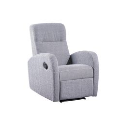 Poltrona de tecido Bali cinza, 70 x 77 x 97 cm | Relaxe em casa