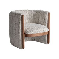 Sillón de tejido de poliéster en beige, 76 x 80 x 70 cm | Erbach