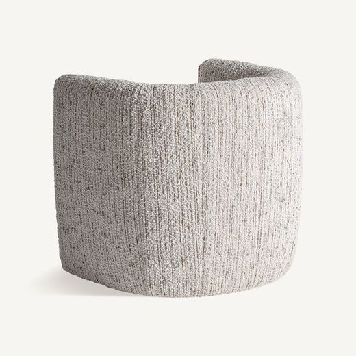 Sillón de tejido de poliéster en beige, 76 x 80 x 70 cm | Erbach