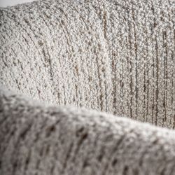 Sillón de tejido de poliéster en beige, 76 x 80 x 70 cm | Erbach