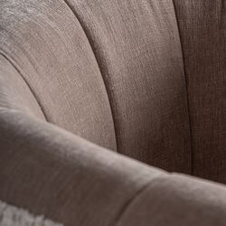 Sillón de tejido de poliéster en gris, 76 x 75 x 70 cm | Erbach