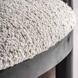 Sillón de tejido de poliéster en gris, 76 x 75 x 70 cm | Erbach