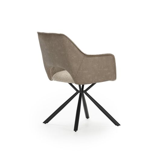 Poltrona in tessuto beige, 60 x 62 x 80,5 cm | Maria