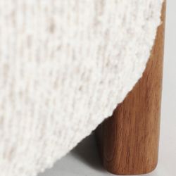 Sillón de tejido en beige, 75 x 72 x 72 cm | Loam