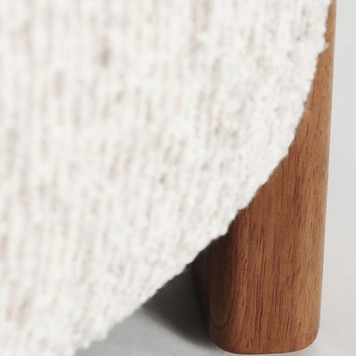 Sillón de tejido en beige, 75 x 72 x 72 cm | Loam