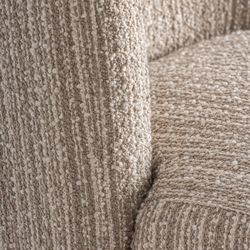 Sillón de tejido en beige, 76 x 76 x 68 cm | Nuba