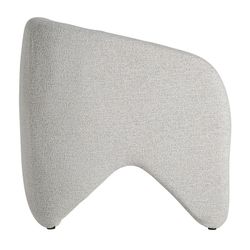 Fotel z tkaniny w kolorze złamanej bieli, 76 x 76 x 76 cm | Stadion