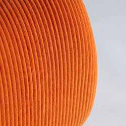 Sillón de tejido en naranja, 76 x 85 x 70 cm | Vianne