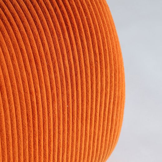 Sillón de tejido en naranja, 76 x 85 x 70 cm | Vianne
