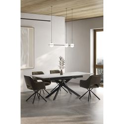 Green fabric armchair, 60 x 62 x 80.5 cm | Mariel