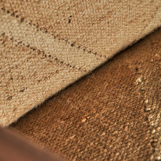 Elgin jute armchair in brown, 62 x 77 x 73 cm