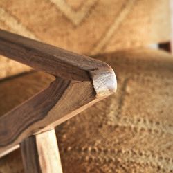 Elgin jute armchair in brown, 62 x 77 x 73 cm