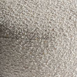 Drehstuhl in Bouclé-Stoff weiß, 73 x 71 x 72 cm | Vayres