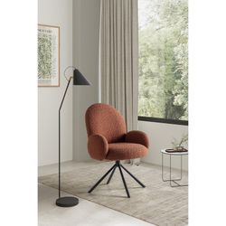 Krzesło obrotowe w tkaninie w kolorze płytek, 63 x 60 x 89 cm | Dario