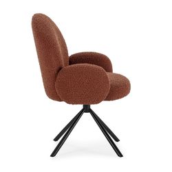 Krzesło obrotowe w tkaninie w kolorze płytek, 63 x 60 x 89 cm | Dario