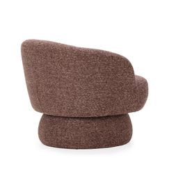 Swivel armchair in fabric and metal in violet, 72 x 79 x 67.5 cm | Dali