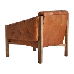 Poltrona Glinsk in legno di betulla marrone, 82 x 80 x 76 cm