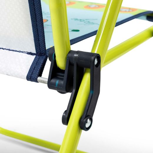 Children's armchair, with safety, folding padded 1 cm and steel frame, 42x40x52 cm