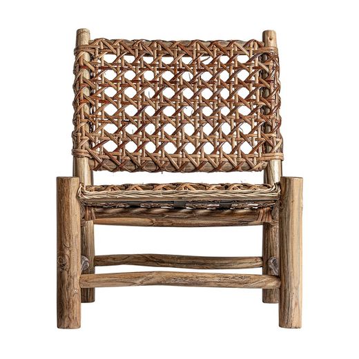 Poltrona Luban in legno di teak naturale, 62 x 72 x 77 cm