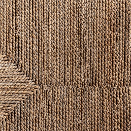 Fauteuil Manhula en bois de teck naturel, 53 x 55 x 80 cm