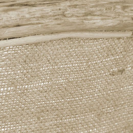 Rotan en geweven tuinfauteuil in naturel en beige, 63 x 66 x 88 cm | Zeezijde