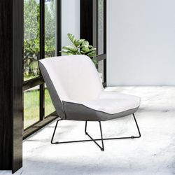 Fotel Pärumm Marche szaro-zielony, 75 x 85 x 85 cm