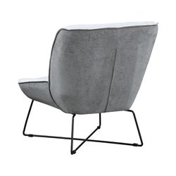 Fotel Pärumm Marche szaro-zielony, 75 x 85 x 85 cm
