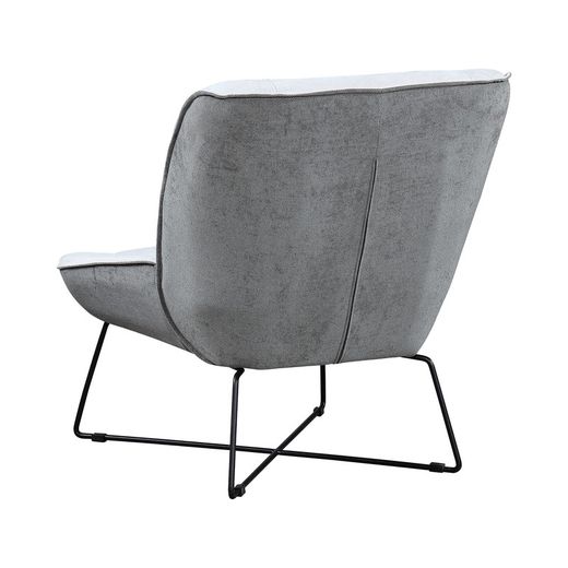 Fotel Pärumm Marche szaro-zielony, 75 x 85 x 85 cm