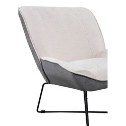 Fotel Pärumm Marche szaro-zielony, 75 x 85 x 85 cm