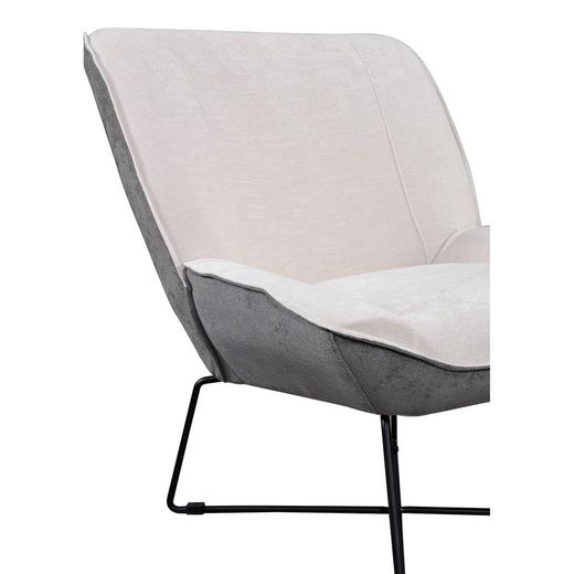 Fotel Pärumm Marche szaro-zielony, 75 x 85 x 85 cm