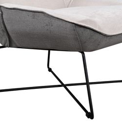 Fotel Pärumm Marche szaro-zielony, 75 x 85 x 85 cm