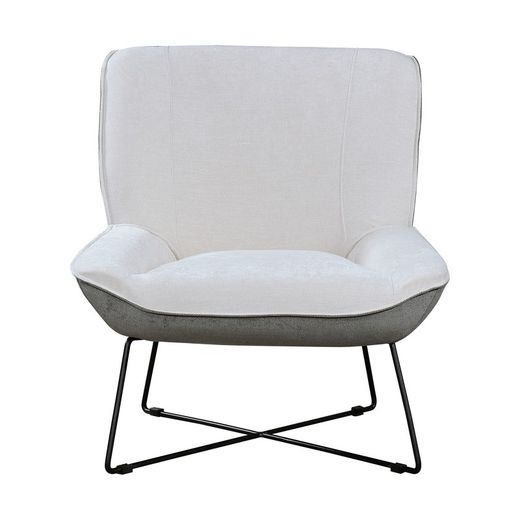 Fotel Pärumm Marche szaro-zielony, 75 x 85 x 85 cm