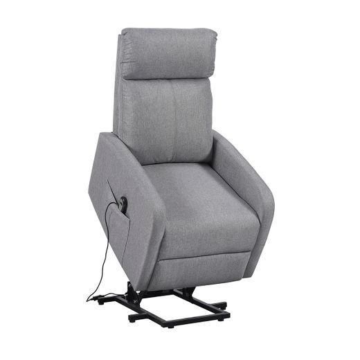 Sillón relax elevador de tejido en gris, 64 x 93 x 104 cm | Life