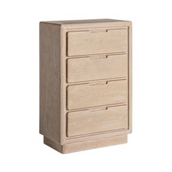 Commode en bois de manguier marron clair, 60 x 35 x 90 cm | Werlé