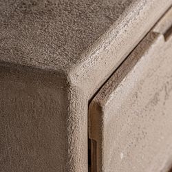 Commode en bois de manguier marron clair, 60 x 35 x 90 cm | Werlé