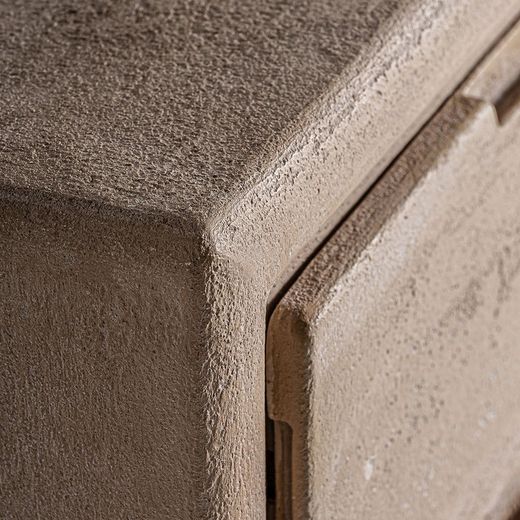 Commode en bois de manguier marron clair, 60 x 35 x 90 cm | Werlé