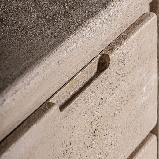 Commode en bois de manguier marron clair, 60 x 35 x 90 cm | Werlé