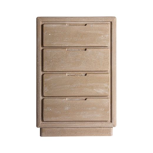 Commode en bois de manguier marron clair, 60 x 35 x 90 cm | Werlé